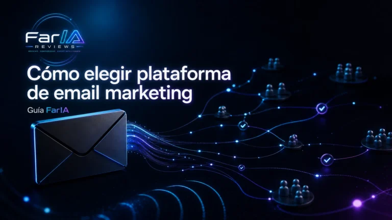 Cómo elegir plataforma de email marketing sin pagar de más ni quedarte corto