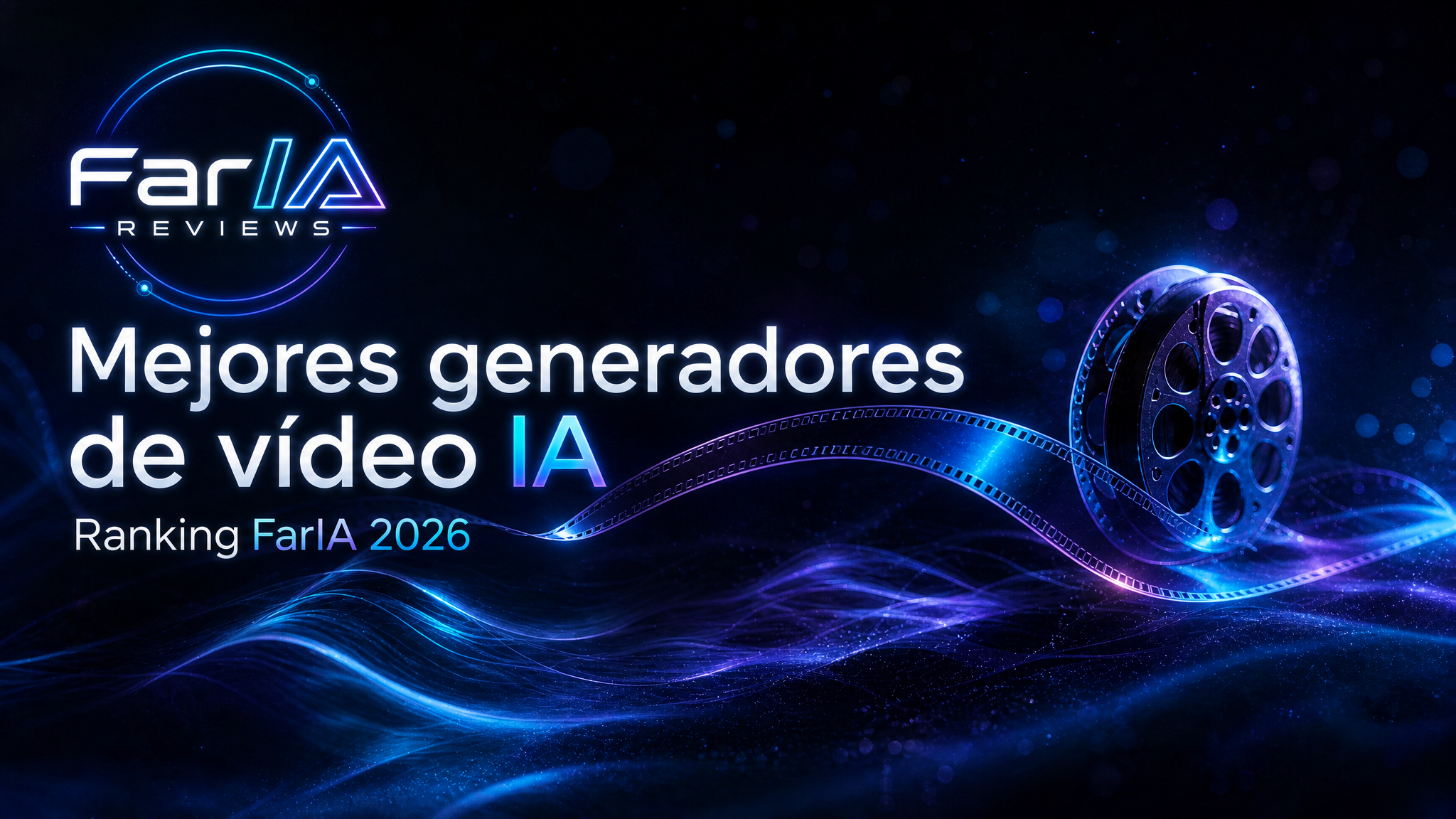 Imagen editorial FarIA sobre mejores generadores de vídeo IA
