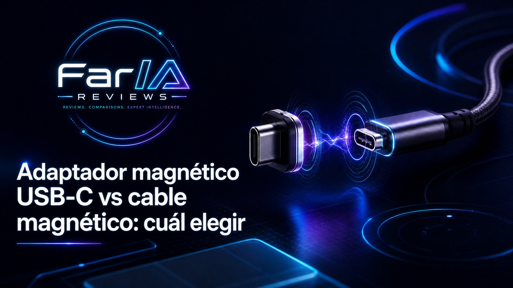 Adaptador magnético USB-C vs cable magnético: cuál elegir