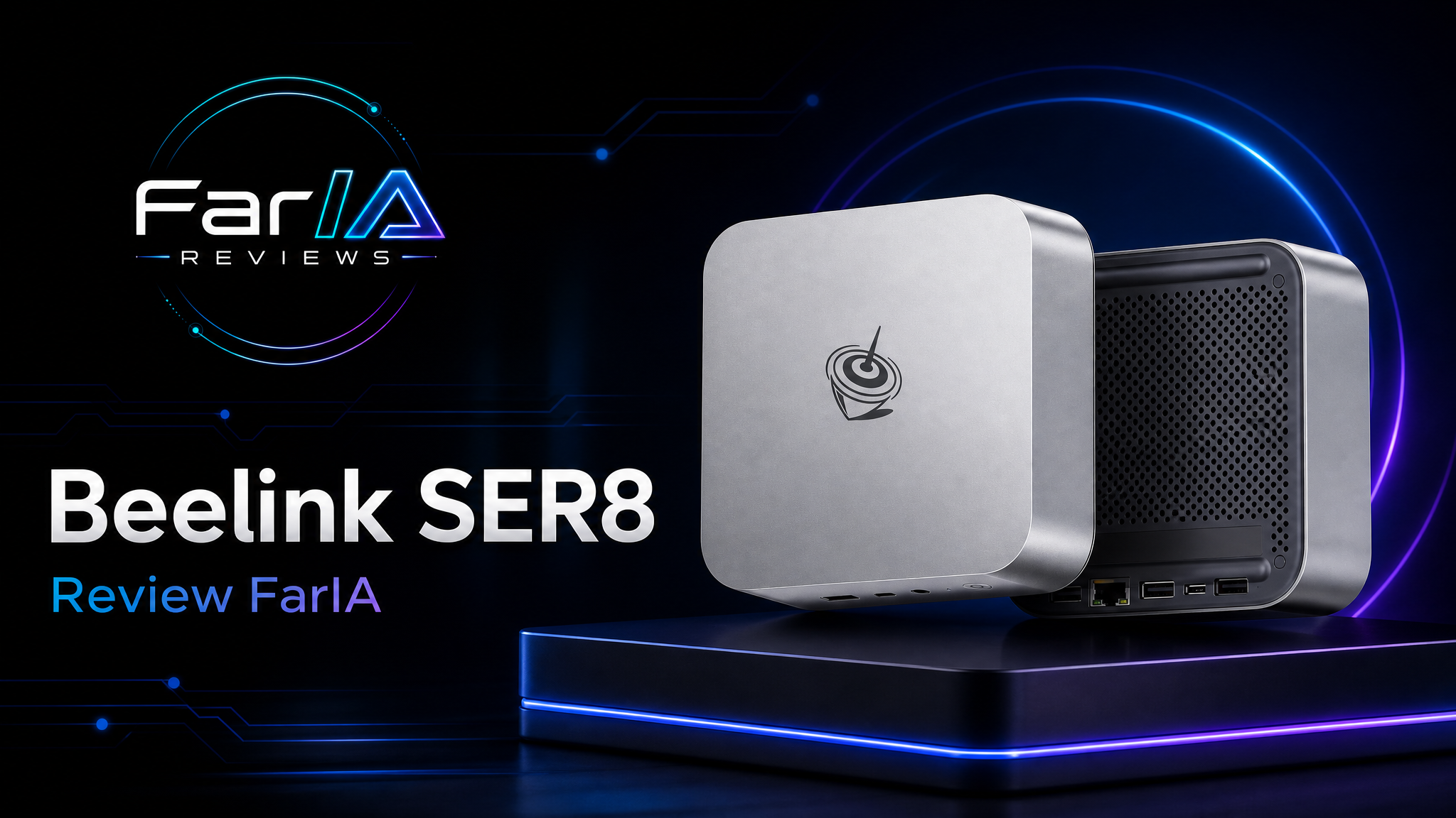 Beelink SER8 análisis FarIA para oficina, teletrabajo y escritorio compacto