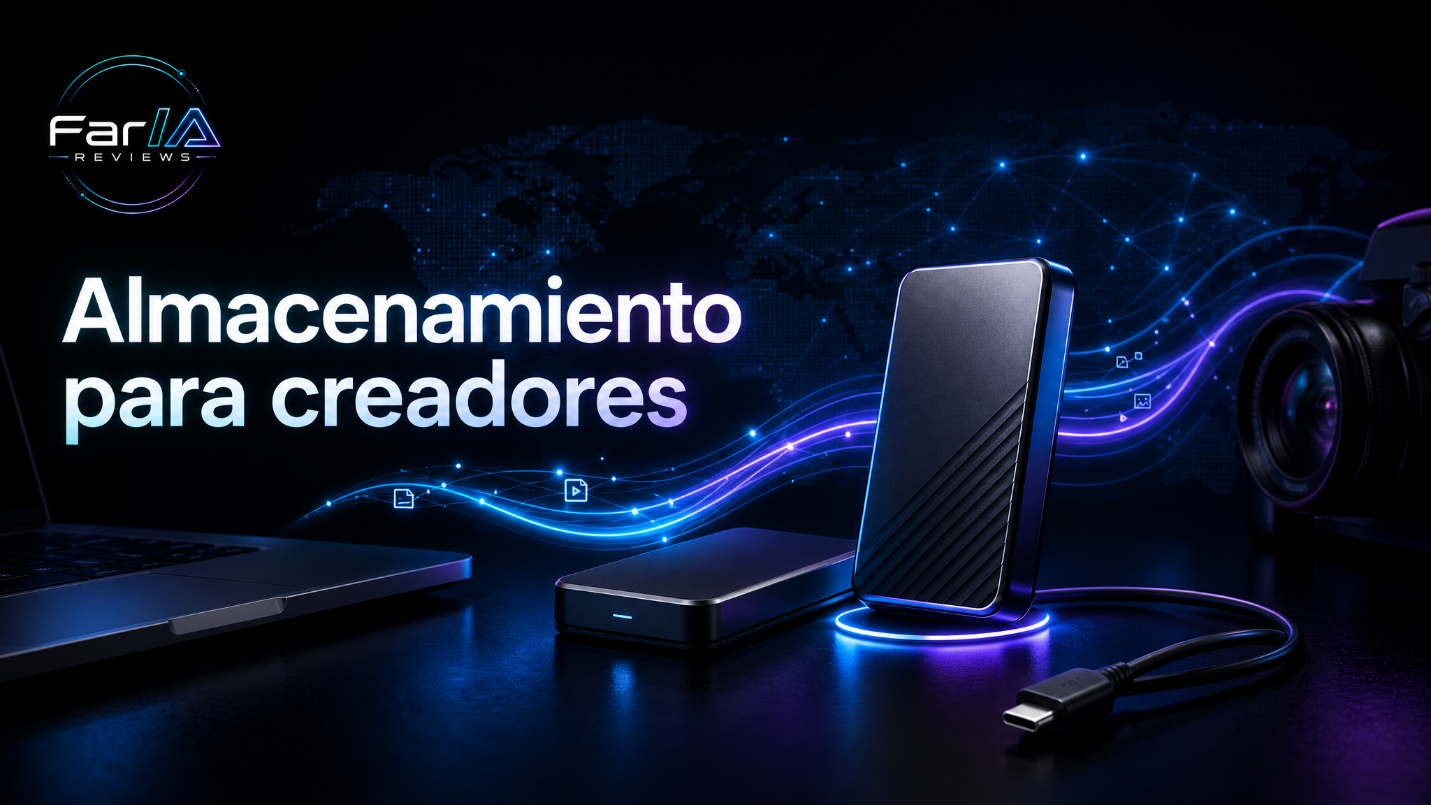 Almacenamiento para creadores SSD y backups