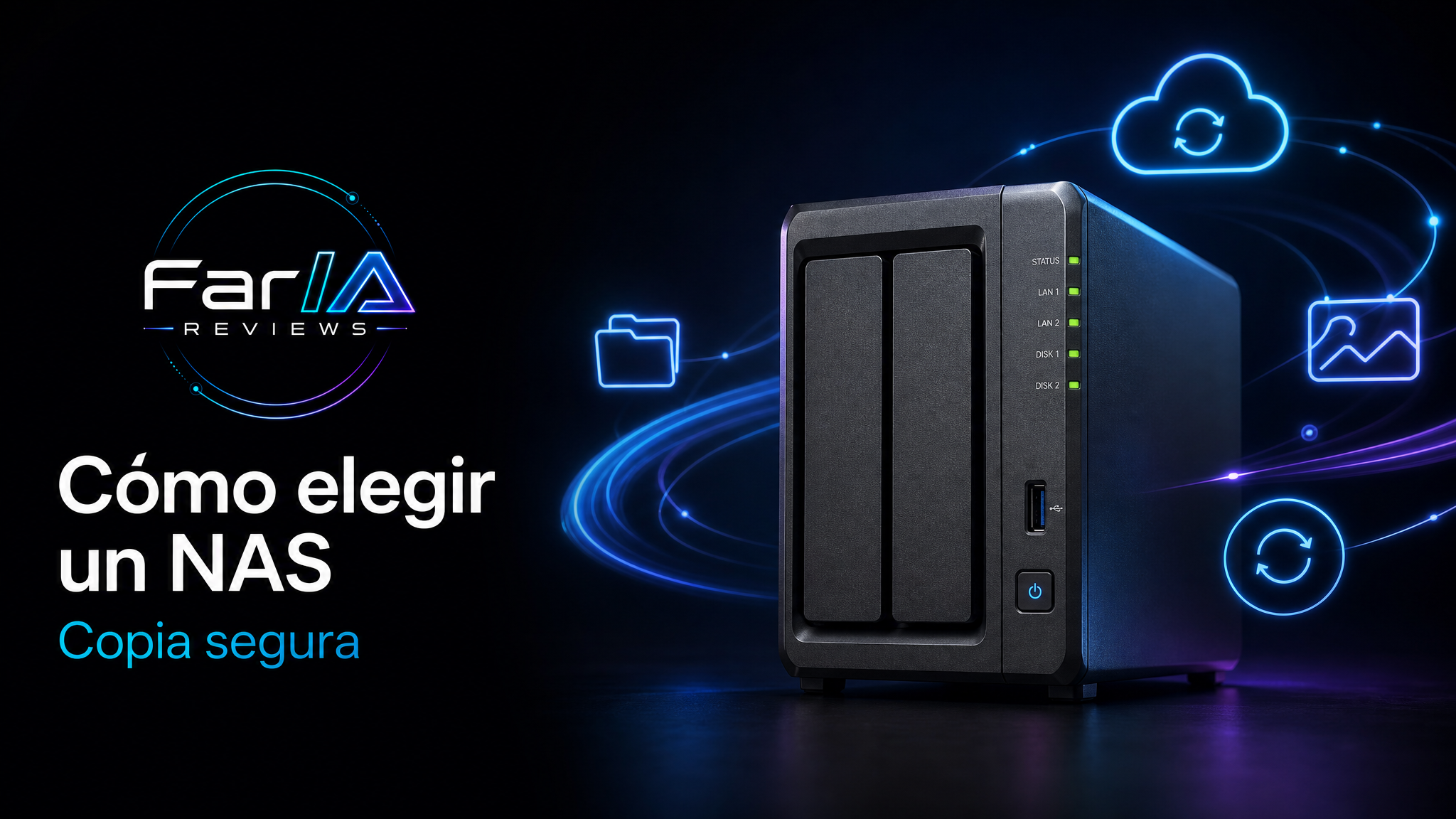 Cómo elegir un NAS doméstico 2 bahías para backups, Plex y fotos