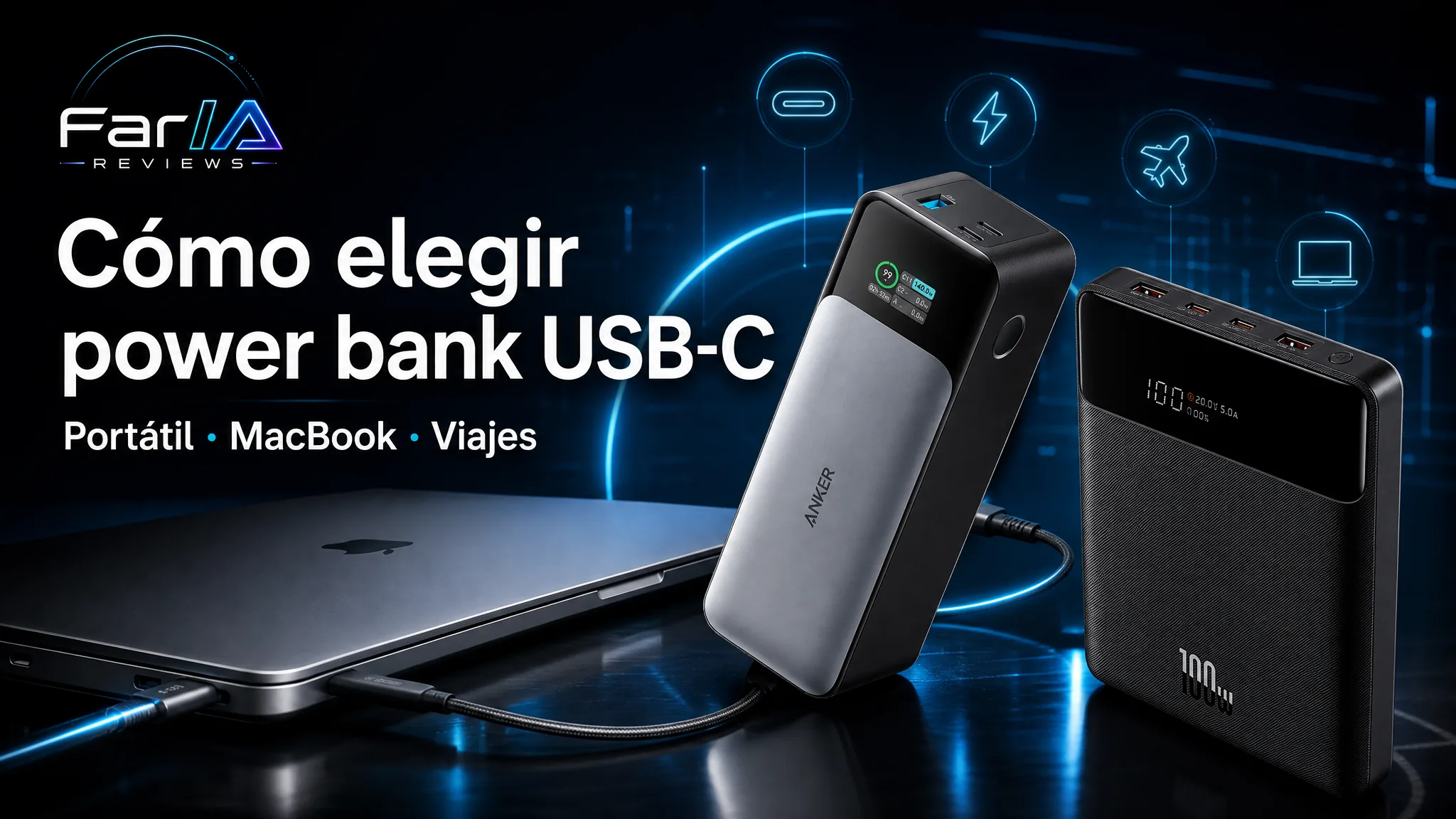 Cómo elegir power bank USB-C para portátil sin equivocarse