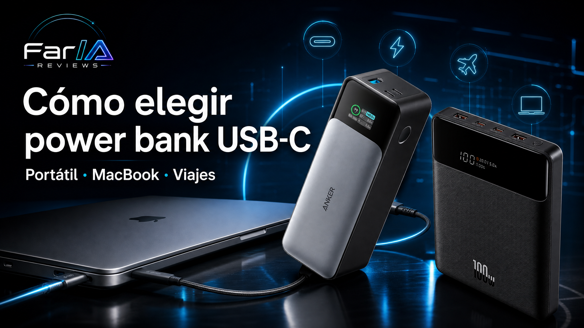 Cómo elegir power bank USB-C para portátil sin equivocarse