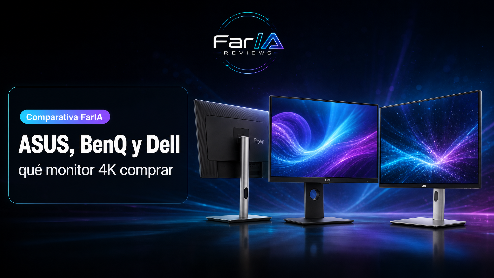 Comparativa ASUS ProArt PA279CRV vs BenQ PD2706U vs Dell U2723QE