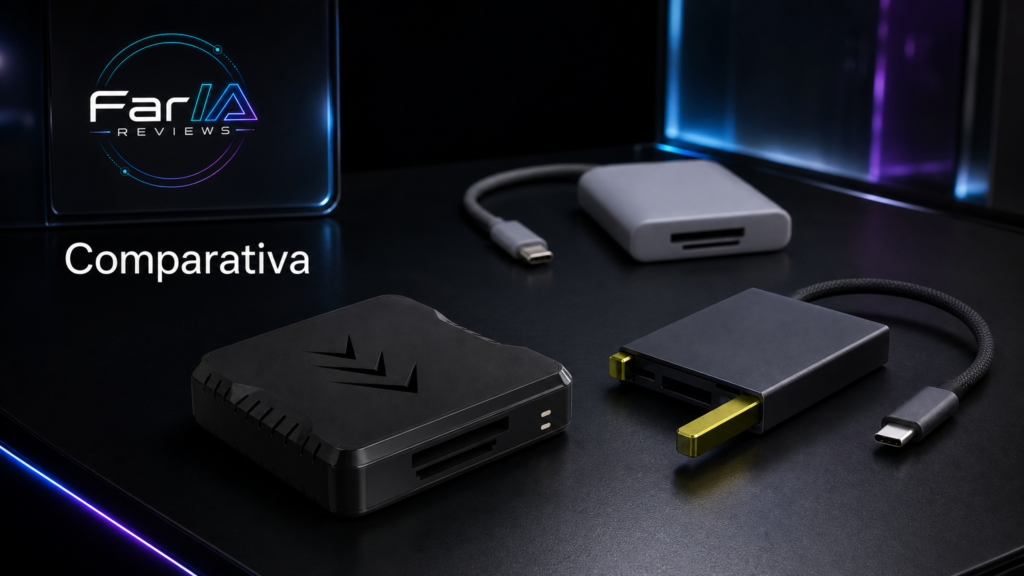 Comparativa ProGrade Angelbird Lexar SanDisk UGREEN lectores de tarjetas FarIA Reviews