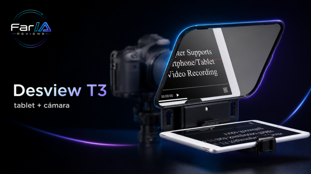 Desview T3 Teleprompter ficha FarIA Reviews