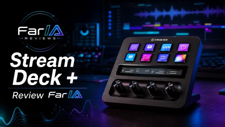 Elgato Stream Deck Plus review con diales para audio streaming y edición