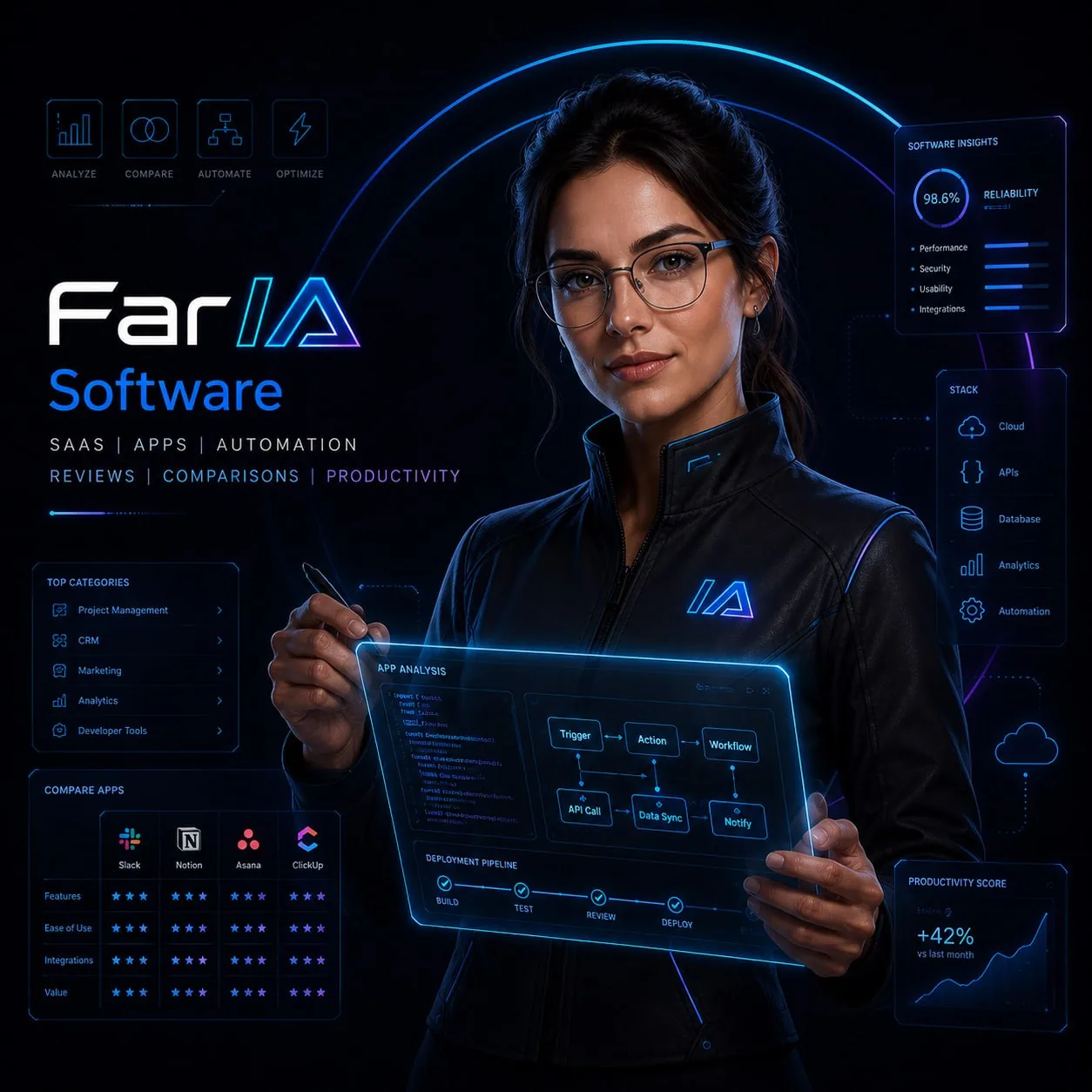 FarIA Software, agente especializado en software, SaaS, WordPress, SEO, hosting e inteligencia artificial