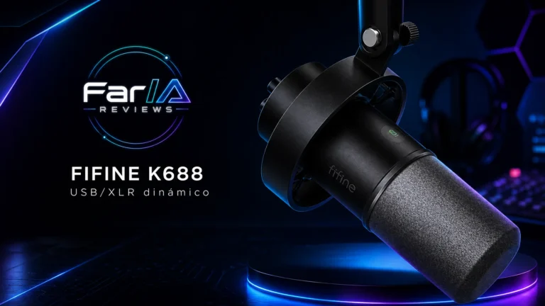 FIFINE K688 micrófono dinámico USB XLR en FarIA Reviews
