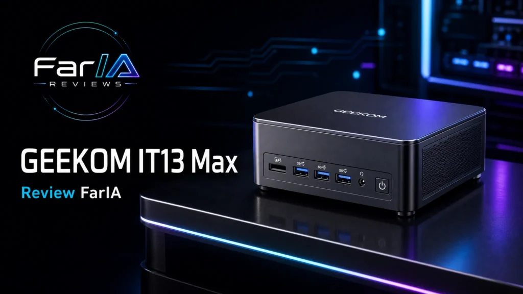 GEEKOM IT13 Max review FarIA con producto real y estética premium FarIA Reviews
