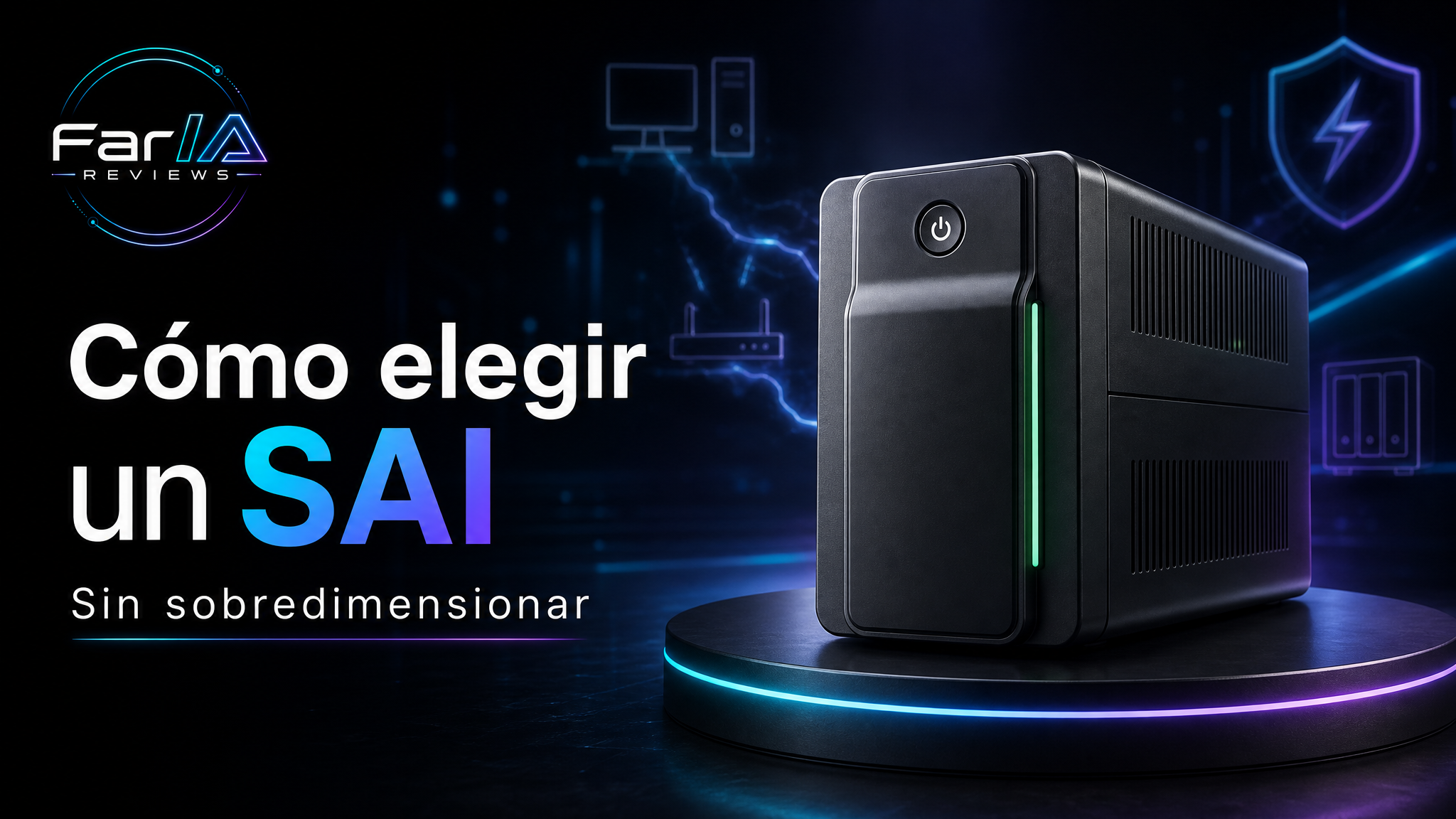 Cómo elegir un SAI/UPS para PC, router y NAS