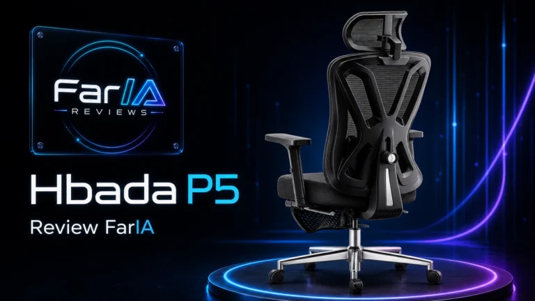 Hbada P5 review silla ergonómica con reposapiés FarIA Reviews