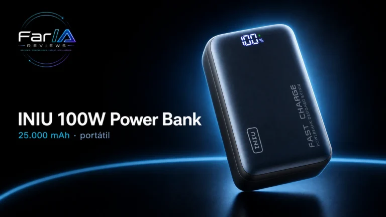 INIU 100W Power Bank 25000mAh review FarIA