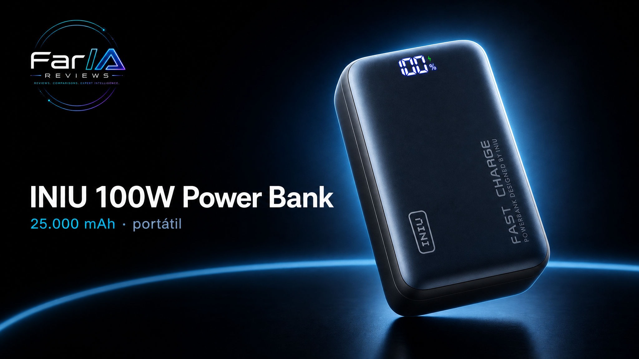 INIU 100W Power Bank 25000mAh