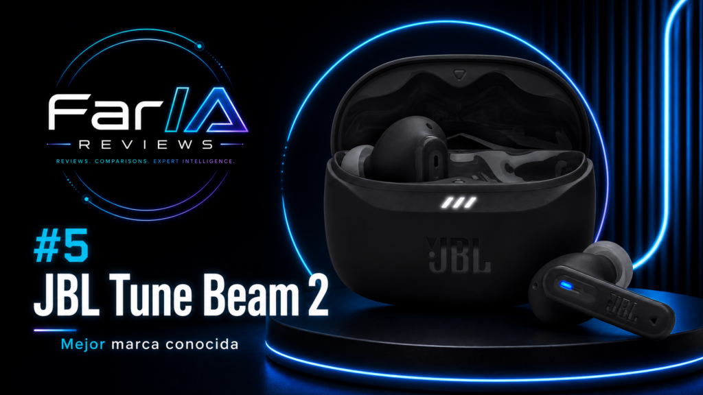 JBL Tune Beam 2 analizado por FarIA Reviews