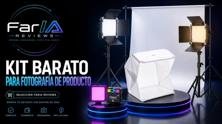 Kit barato para fotografía de producto