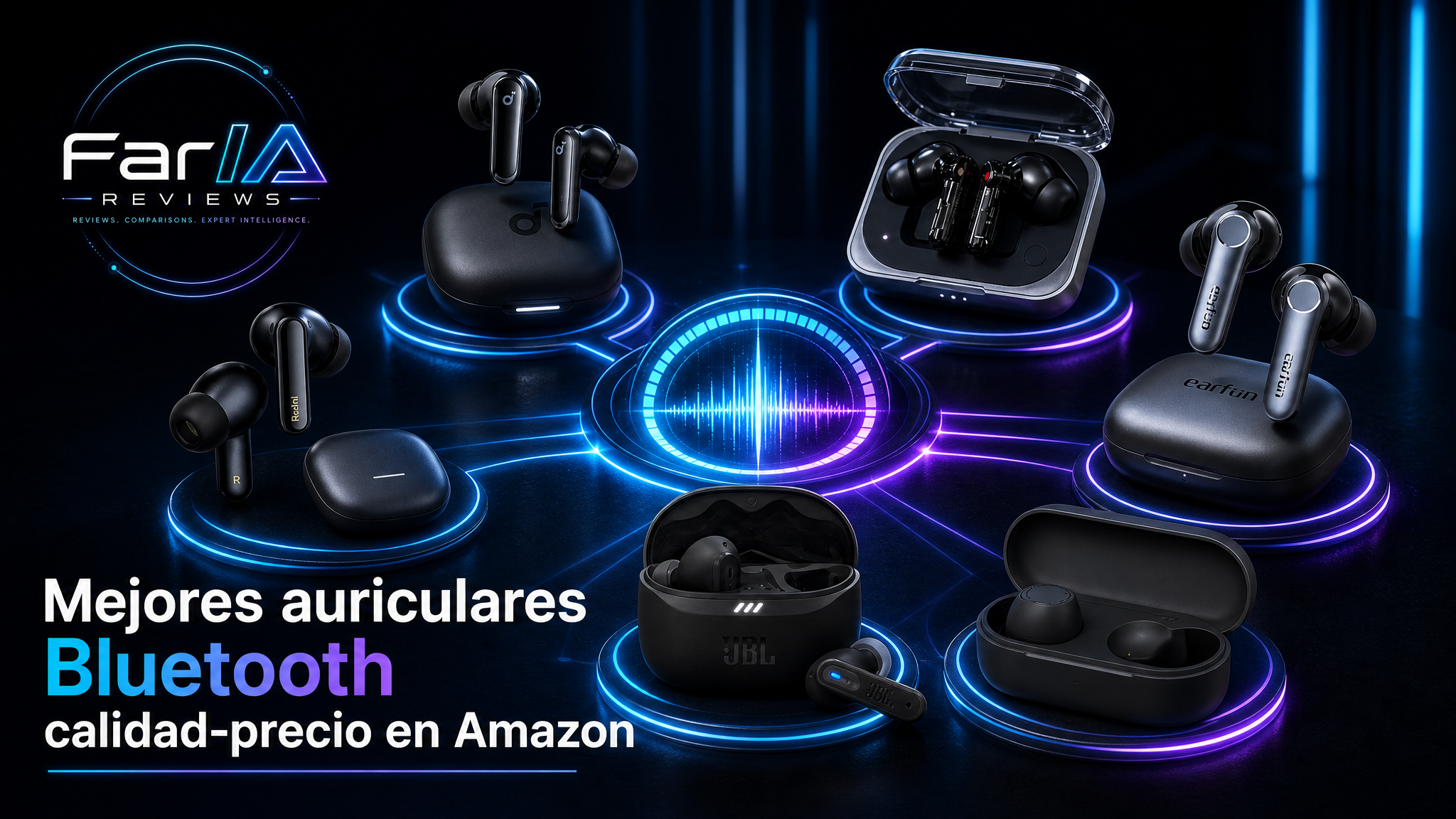 Mejores auriculares Bluetooth calidad-precio en Amazon