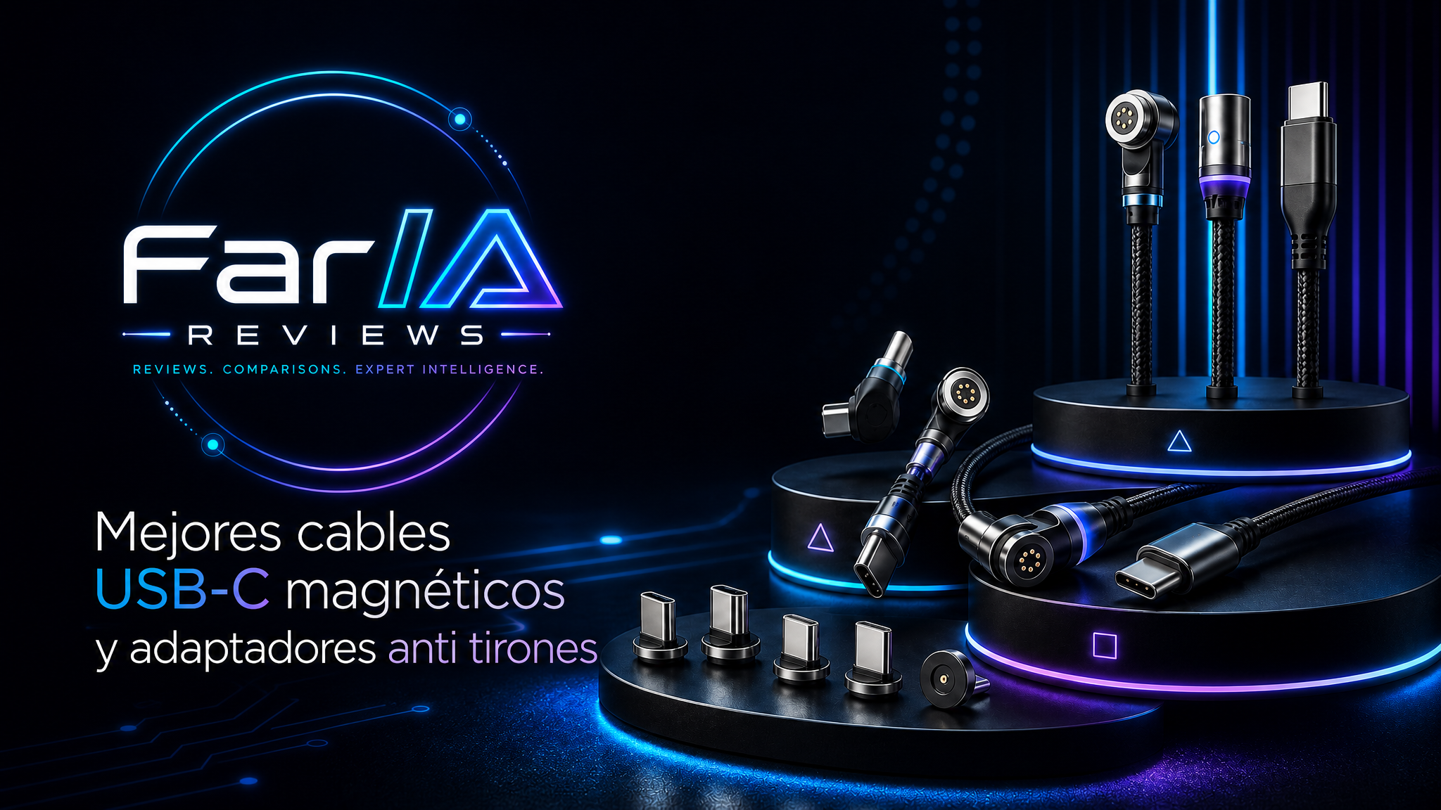 Mejores cables USB-C magnéticos y adaptadores anti tirones