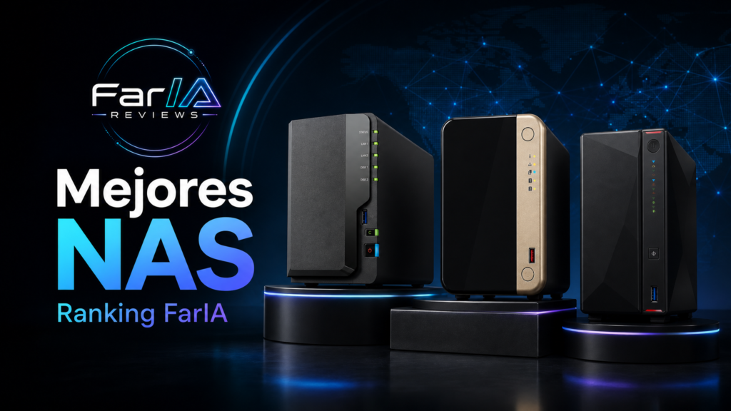 Mejores NAS domésticos ranking FarIA Reviews con producto real