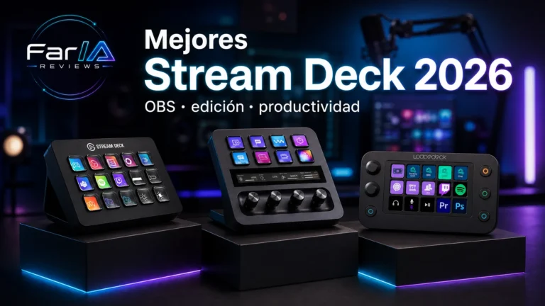 Mejores controladores Stream Deck y consolas de macros para creadores en 2026