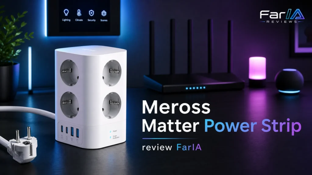 Meross MSP844 Matter Smart Power Strip review FarIA Reviews