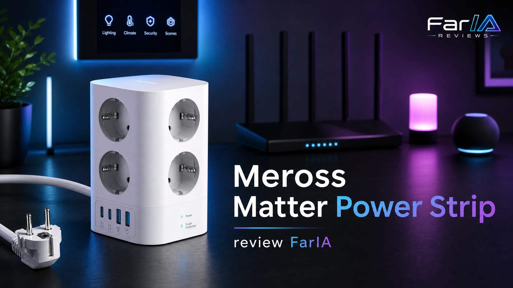 Meross MSP844 Matter Power Strip review: regleta inteligente multi-ecosistema