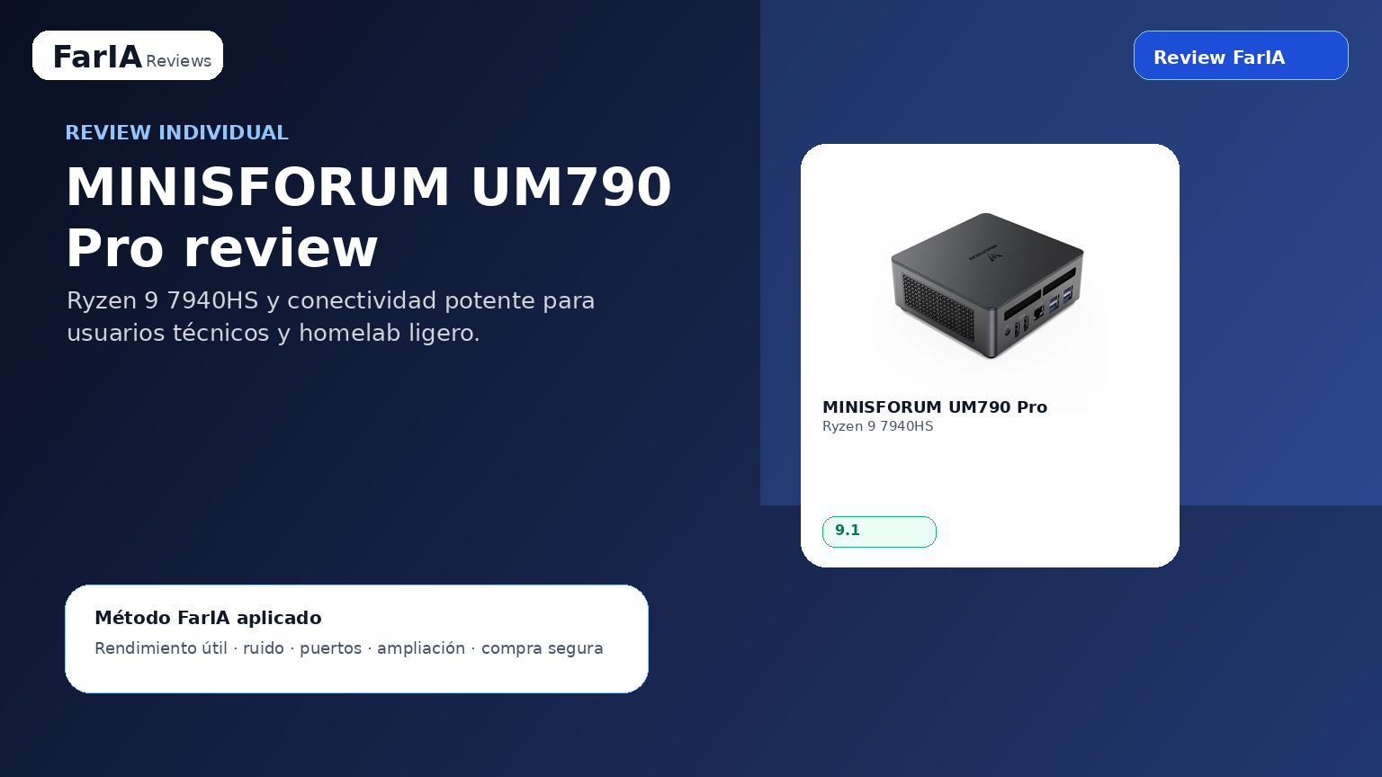 MINISFORUM UM790 Pro Ryzen 9 7940HS