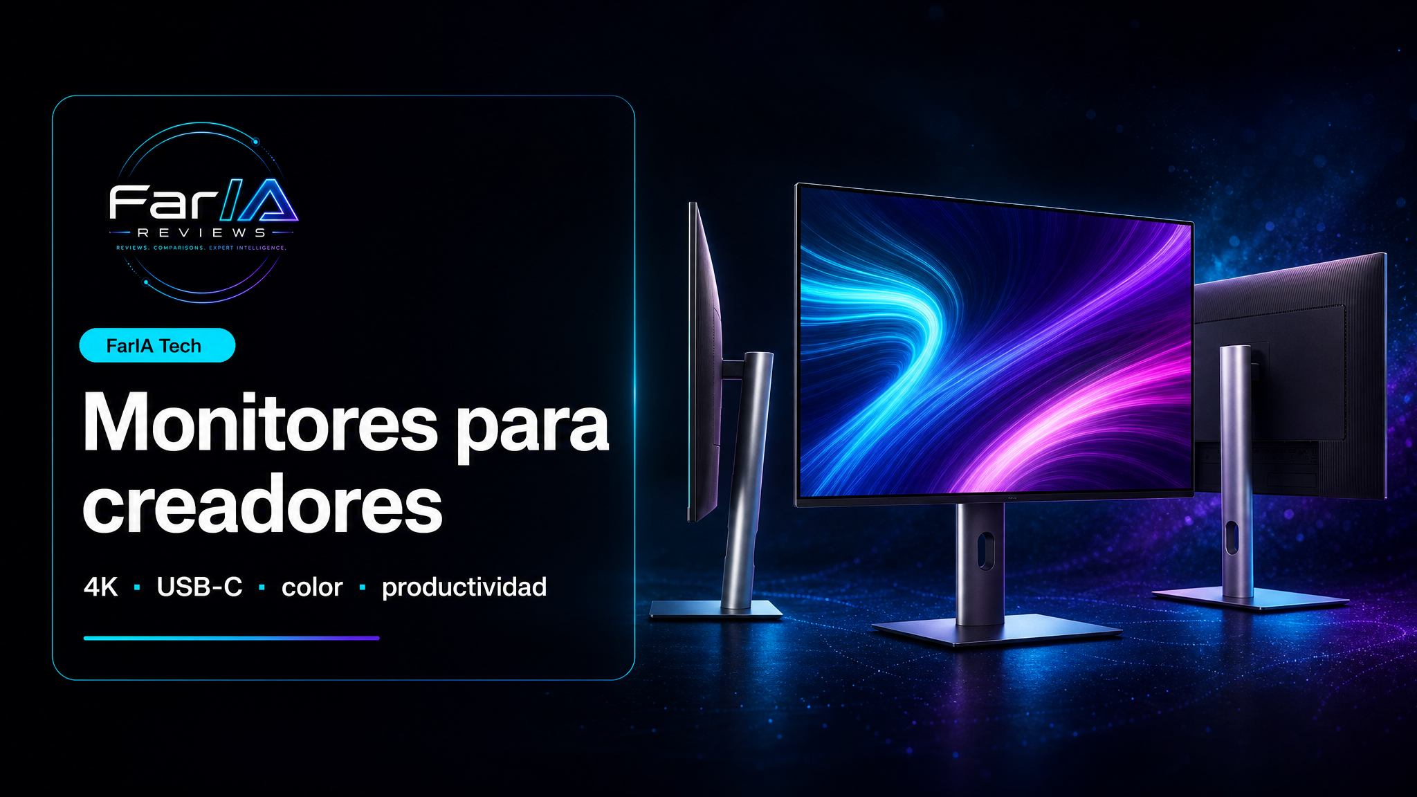 Hub FarIA Tech de monitores para creadores
