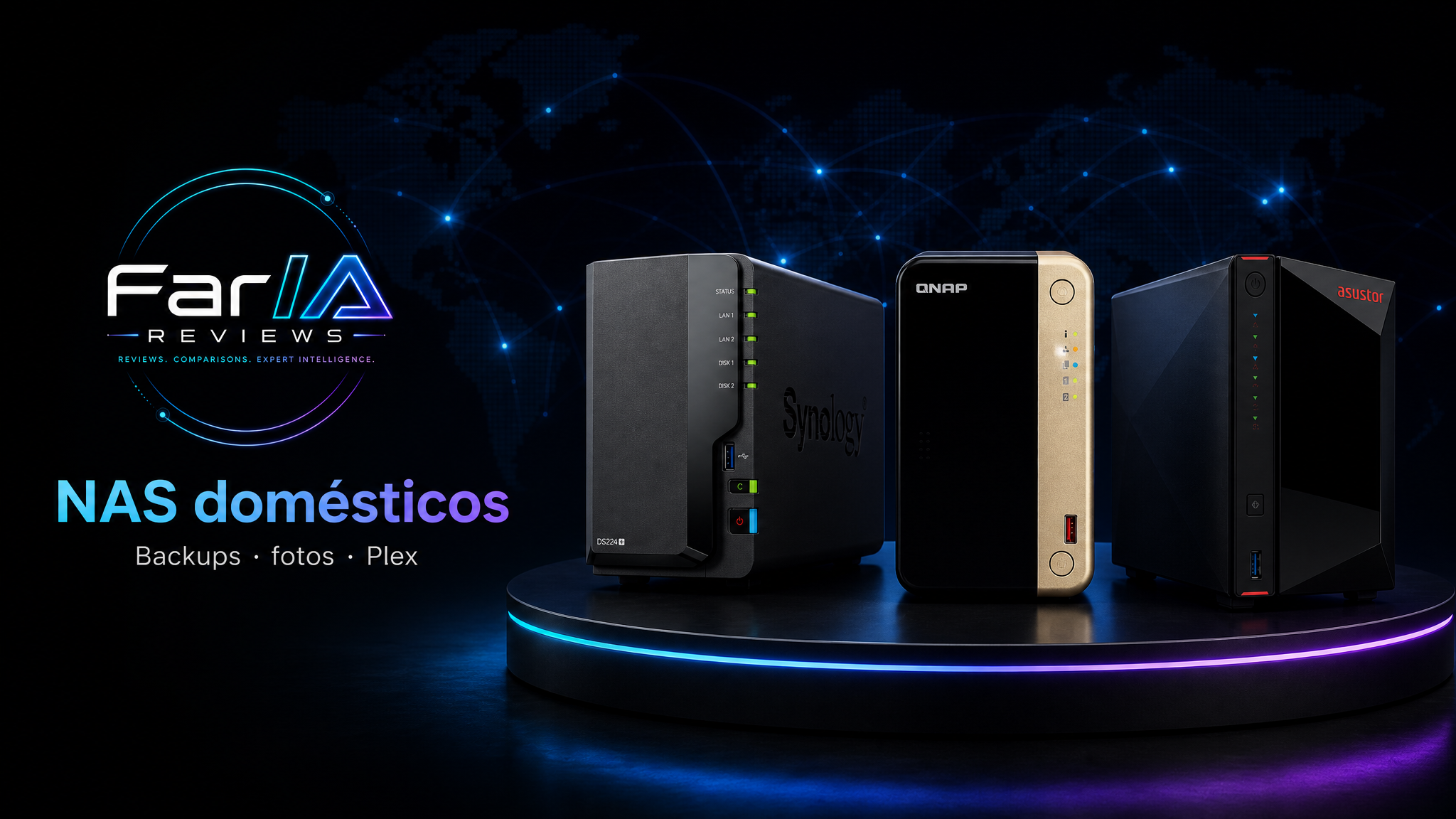 NAS domésticos 2 bahías para backups Plex fotos y creadores FarIA Reviews