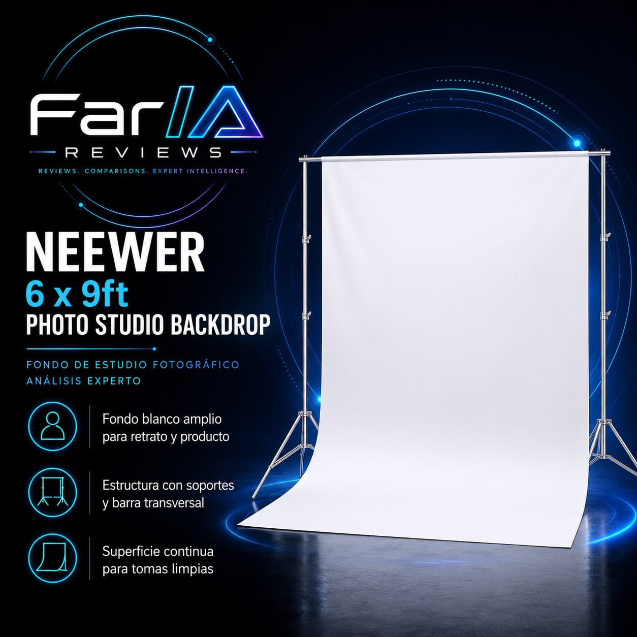 Fondo Neewer para fotografía de producto