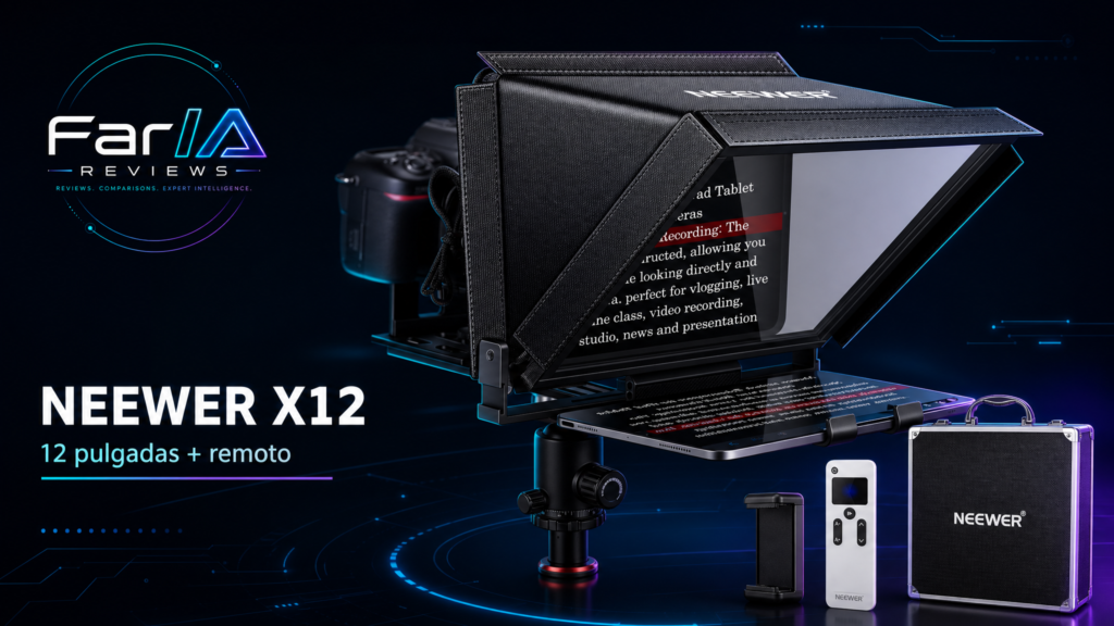 NEEWER X12 Teleprompter ficha FarIA Reviews