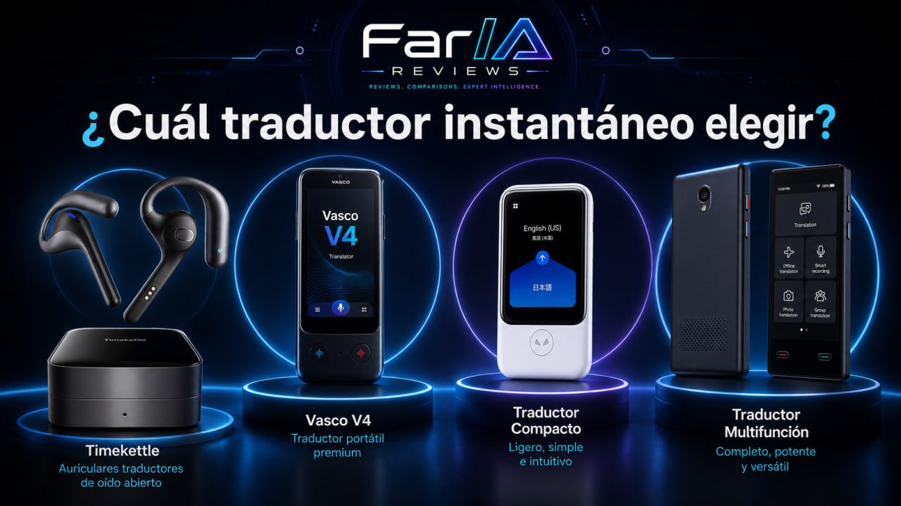 Pocketalk vs Vasco vs Timekettle: qué traductor instantáneo elegir en 2026