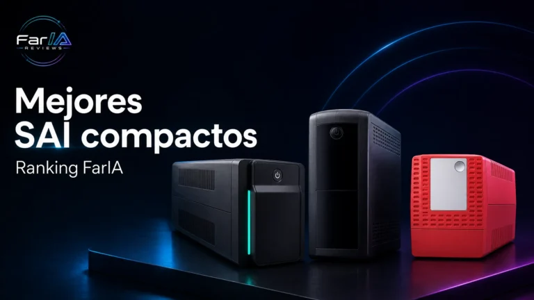 Mejores SAI UPS compactos ranking FarIA Reviews con producto real