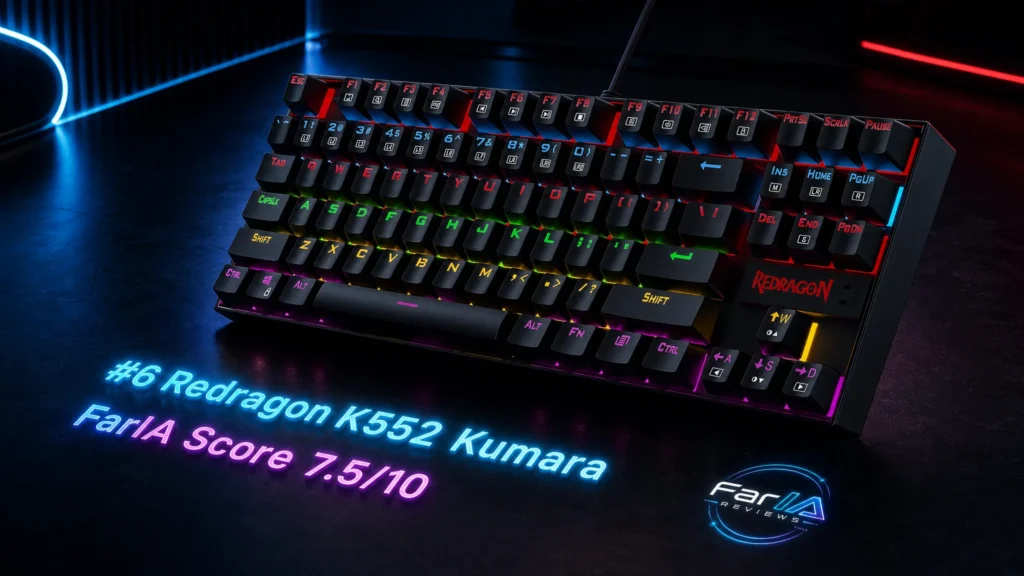 Redragon K552 Kumara analizado por FarIA Reviews