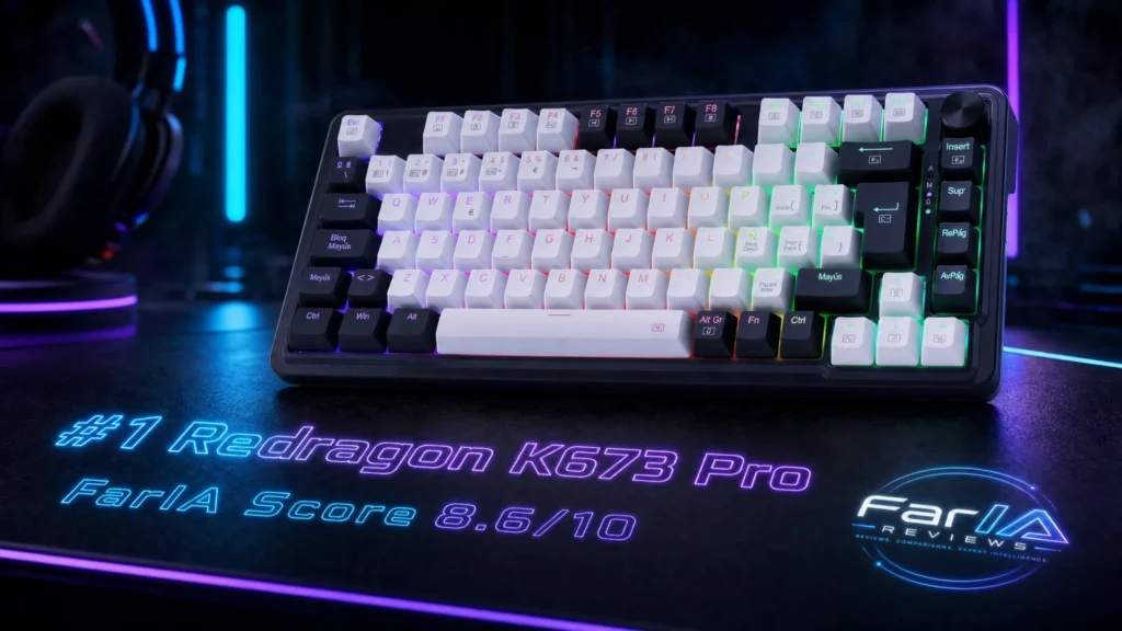 Redragon K673 Pro 75% analizado por FarIA Reviews
