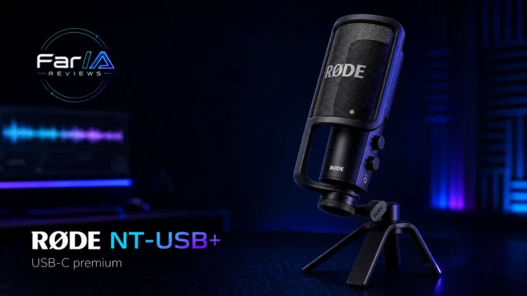 RØDE NT-USB+ micrófono en FarIA Reviews