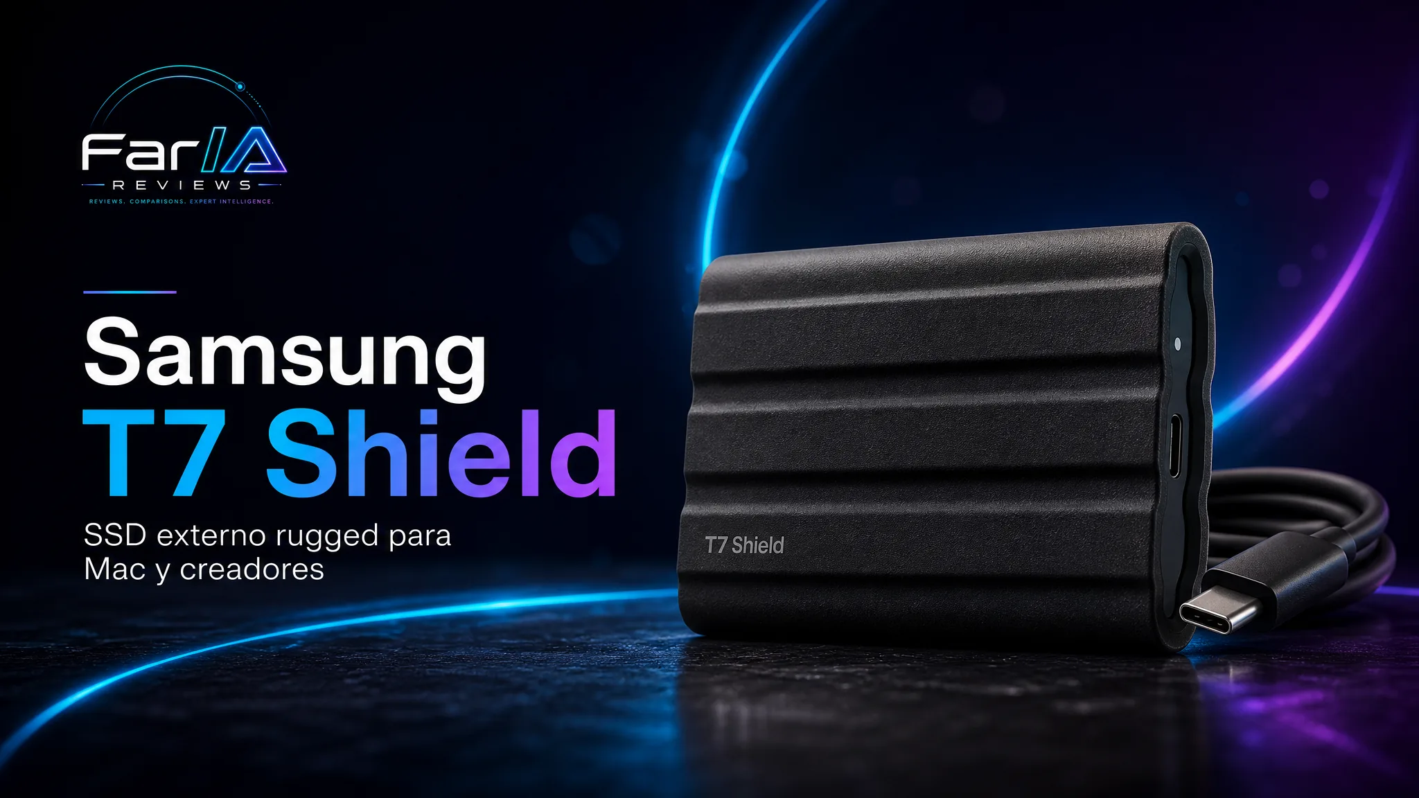 Samsung T7 Shield SSD externo rugged para Mac viajes y backups FarIA Reviews