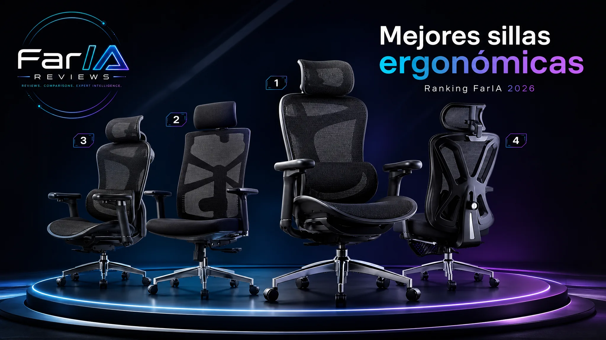 Mejores sillas ergonómicas para setup, teletrabajo y creadores de 2026