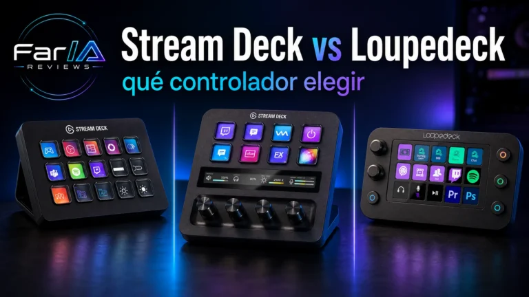 Comparativa Stream Deck MK2 vs Stream Deck Plus vs Loupedeck Live S