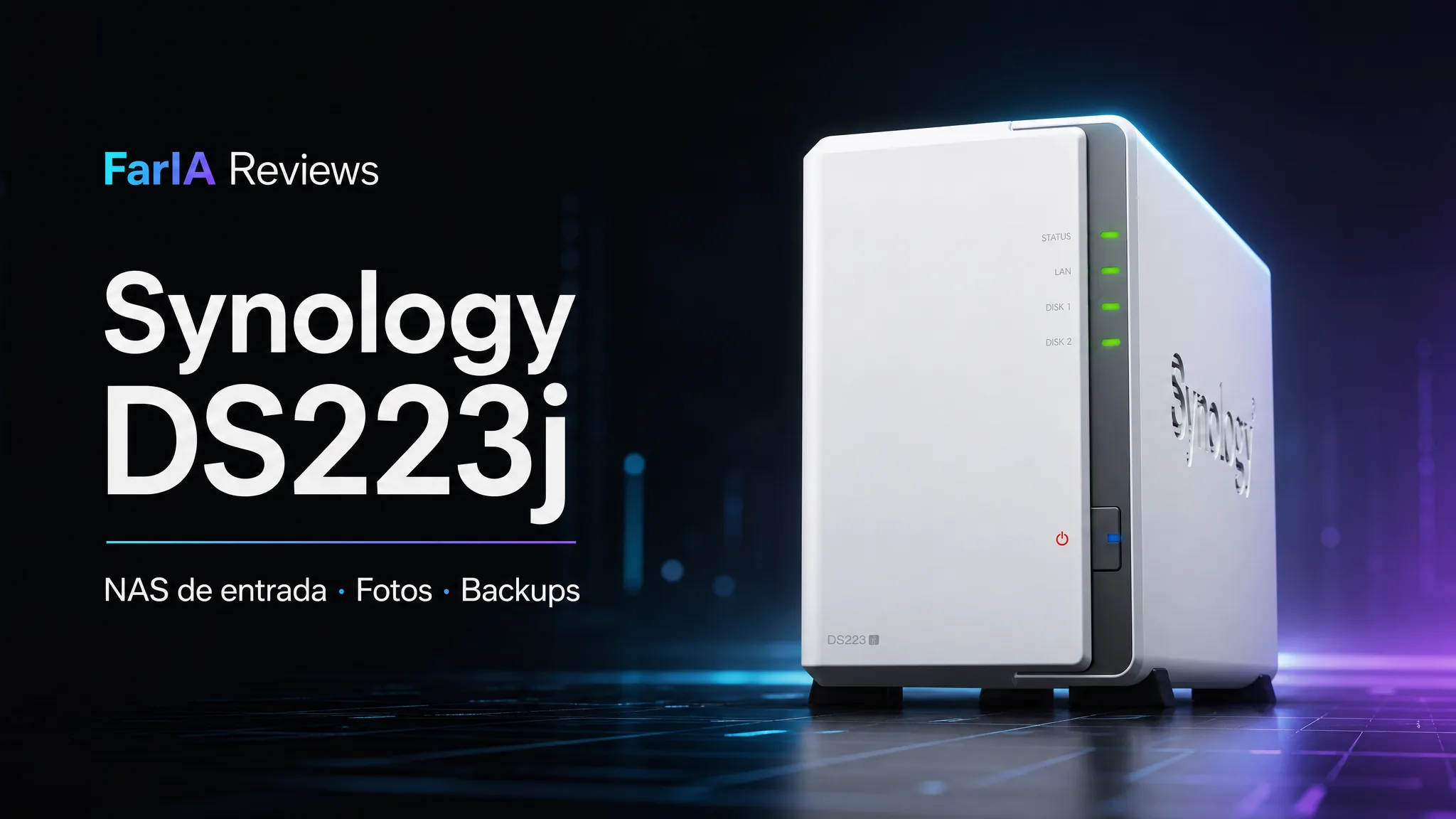Synology DS223j NAS de entrada para fotos familiares y copias de seguridad FarIA Reviews