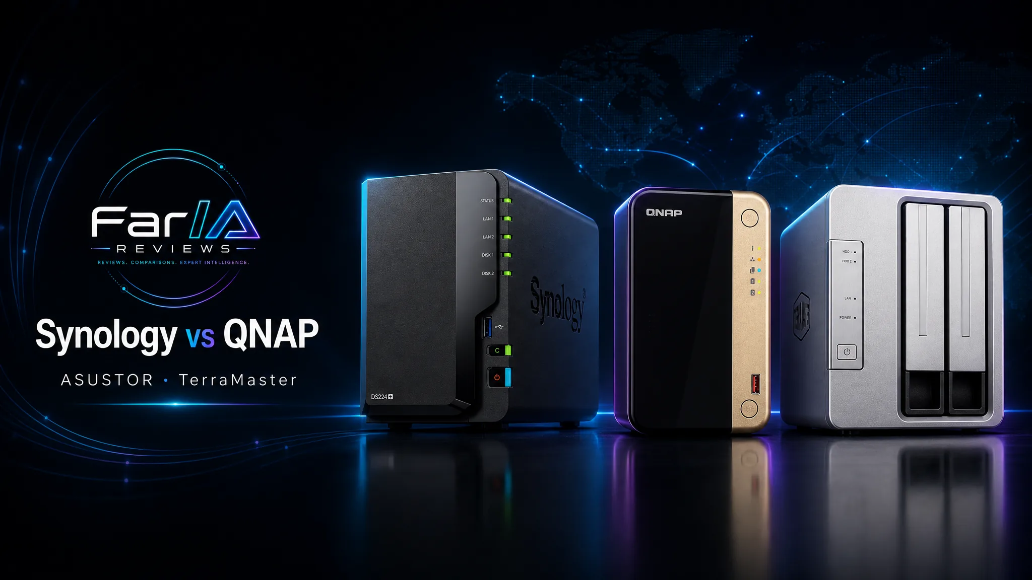 Synology vs QNAP vs ASUSTOR vs TerraMaster: qué NAS doméstico elegir
