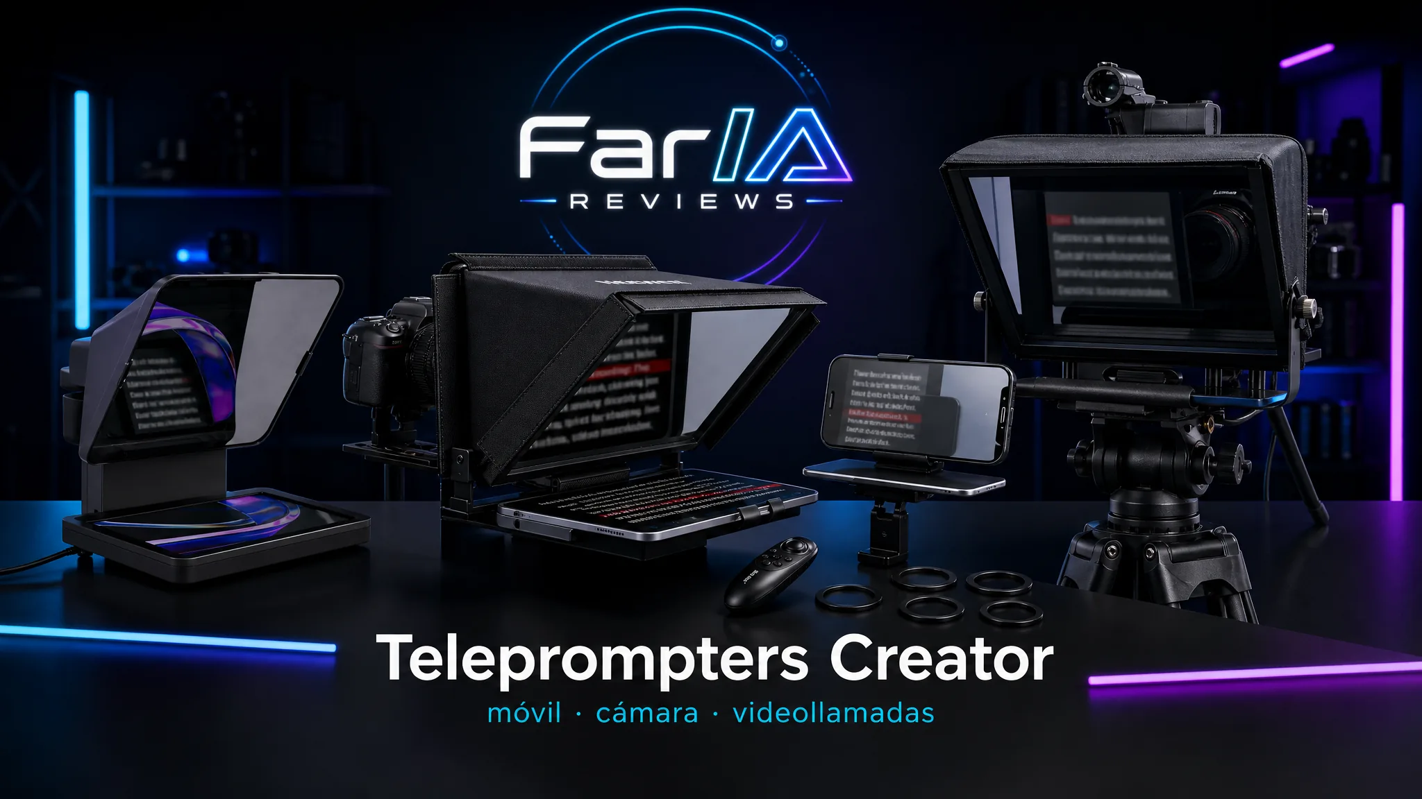 Elgato Prompter vs NEEWER X12 vs Desview T3: qué teleprompter elegir