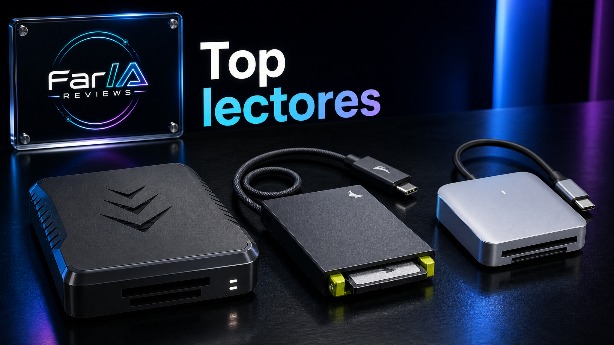 Mejores lectores de tarjetas USB-C CFexpress SD microSD para fotografía y vídeo