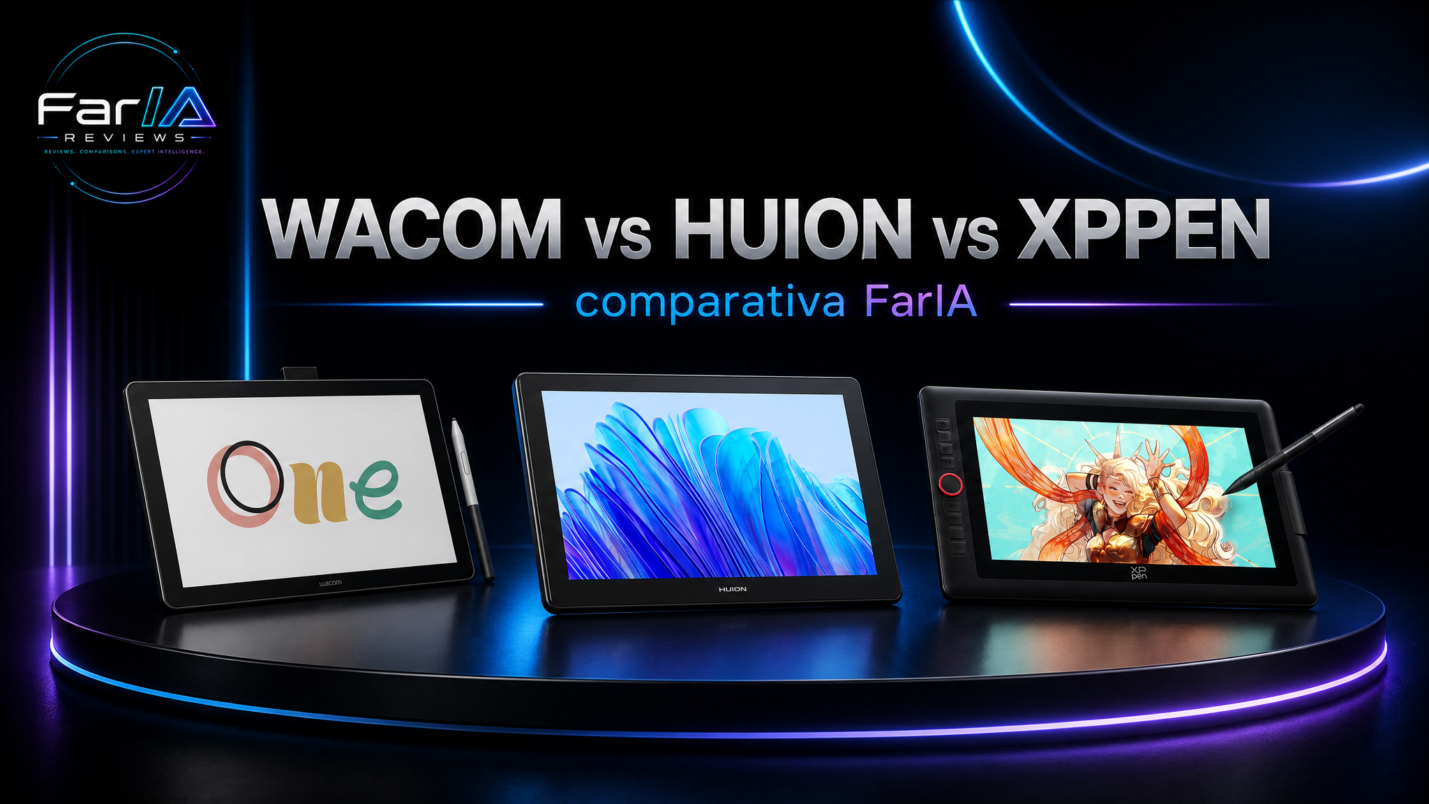 Wacom One vs Huion Kamvas 13 vs XPPen Artist 13.3 Pro V2