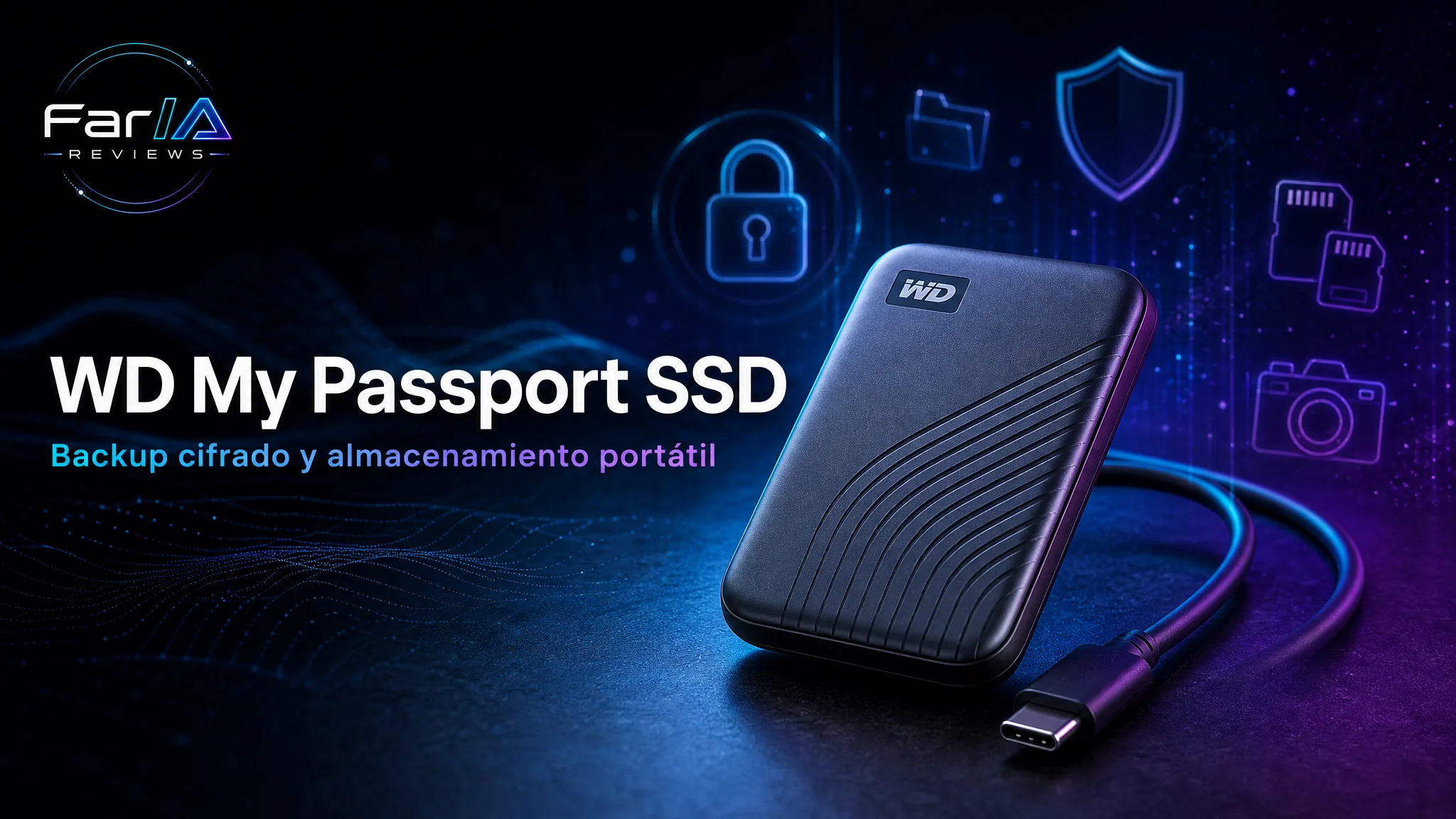 WD My Passport SSD para backup cifrado y almacenamiento portátil FarIA Reviews