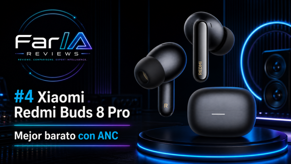 Xiaomi Redmi Buds 8 Pro analizado por FarIA Reviews