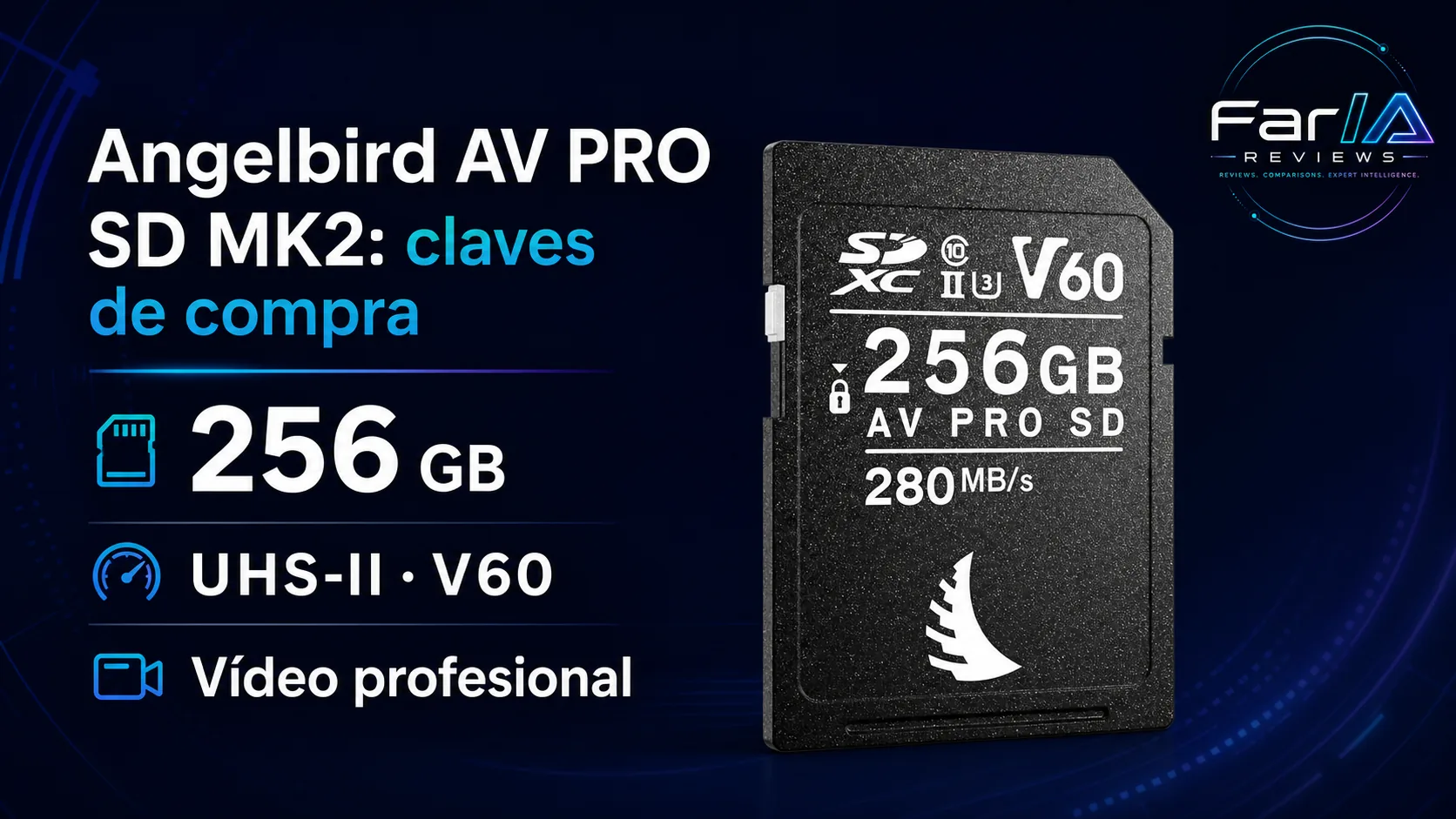Angelbird AV PRO SD MK2 review: precio y dónde comprar: infografía Image 2.0 con especificaciones y claves de compra