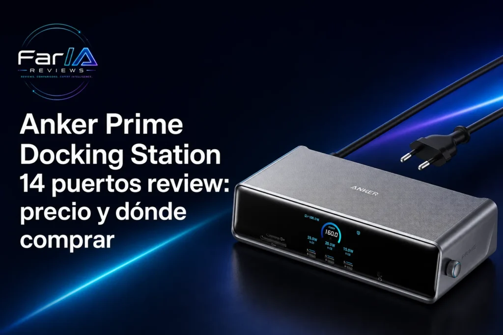 Anker Prime Docking Station 14 puertos review: precio y dónde comprar