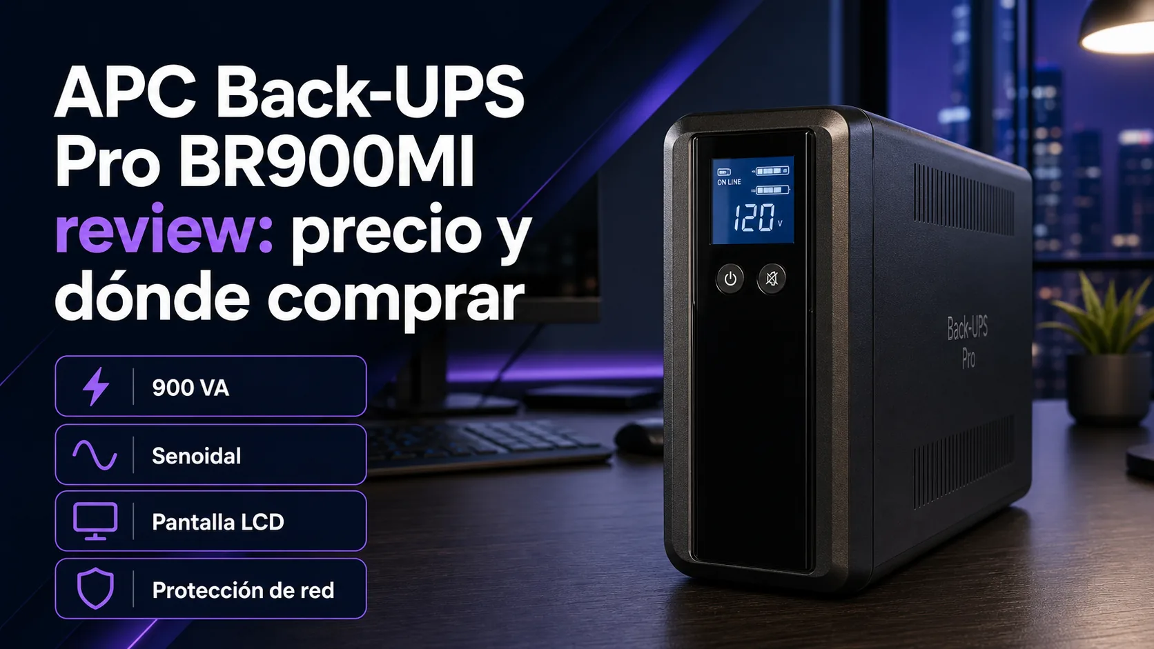 APC Back-UPS Pro BR900MI review: precio y dónde comprar APC Back-UPS Pro BR900MI review: precio y dónde comprar: infografía Image 2.0 con especificaciones y claves de compra